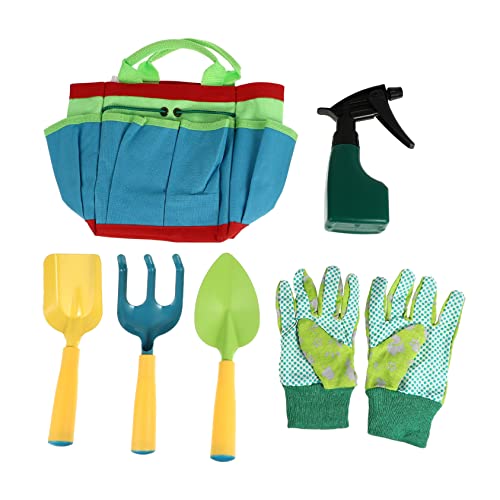 Vaguelly 1 Set Bonsai Flower Mini Schaufeln Kinder Gartenschaufel Rake Gartenarbeit Werkzeuge Kit von Vaguelly