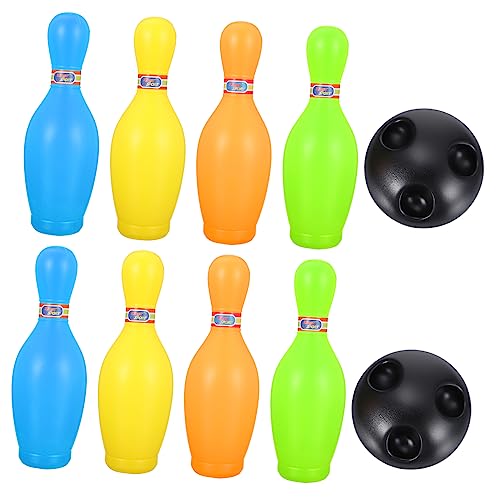 Vaguelly 1 Set Bowlingkugel Spielzeug Für Kinder Outdoor Spielset Kinder Outdoor Spielzeug Kleinkind Bowling Spielzeug Frühes Lernspielzeug Kinderspielzeug Kleinkind Spielzeug von Vaguelly