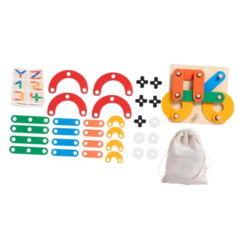 Vaguelly 1 Set Bunte Puzzles Für Puzzle Pädagogisches Kinderspielzeug Formen Puzzles Für Kinder Zubehör Kognitives Puzzle Spielzeug Puzzles Brettspielzeug Holz von Vaguelly