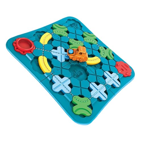 Vaguelly Autospielzeug Auto Kinder 1 Set Cartoon Puzzle Mit Fahrzeugen Und Rennbahn Für Denkspiel Und Lernspielzeug Für Jungen Puzzle Mit Auto Bahn Design Kreatives Für Kleinkinder von Vaguelly