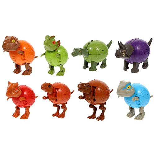 Vaguelly 1 Set Dinosaurier-Ei Verwandeln Spielzeug Abs-Dinosaurier-Spielzeugset Verschiedene Dinosaurierfiguren Kinder Frühes Lernspielzeug Für Weihnachten Geburtstag Party Gastgeschenke von Vaguelly