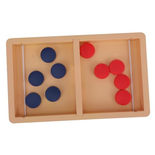 Vaguelly 1 Set Fußball Hüpfendes Schach Desktop Schachspiel Lernspielzeug Für Kinder Brettspiel Katapult Schach Lernspielzeug Schnelles Sling Puck Spiel Bounce Schach Lustiges von Vaguelly