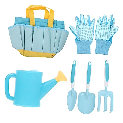 Vaguelly 1 Set Gartenwerkzeug Set Kinderspielzeug Mädchenspielzeug Schaufel Gartenwerkzeuge Für Gartenwerkzeuge Zum Umpflanzen Gartenwerkzeuge Für Pflanzen Gartenharke Werkzeuge Blaue von Vaguelly