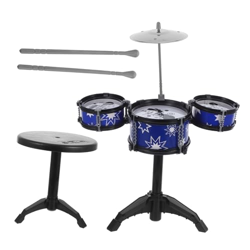 Vaguelly 1 Set Jazz Schlagzeug Für Mini Schlagzeug Für Musik Aufklärung Percussion Musikinstrument Für Teenager Jungen Geburtstag Spielset von Vaguelly