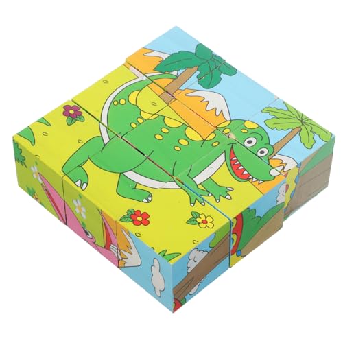 Vaguelly 1 Set Kinder Gebäude Puzzle Spielzeug Großes Puzzle Dinosaurier Puzzles Puzzle Montessori Puzzle Brett Passendes Spiel Spielzeug Pädagogisches Puzzle Puzzle Aus Holz von Vaguelly