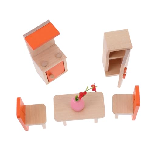 Vaguelly 1 Set Kinder Rollenspiel Mini Küche Playset Spielzeug Simulierte Küchendekoration von Vaguelly