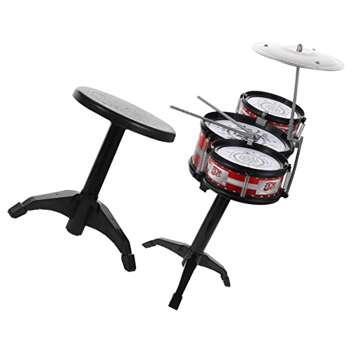 Vaguelly Jungen Und Mädchen Parteien 1 Set Musical Training Spielzeug Jazz Drum Spielzeug Pädagogisches Spielset von Vaguelly