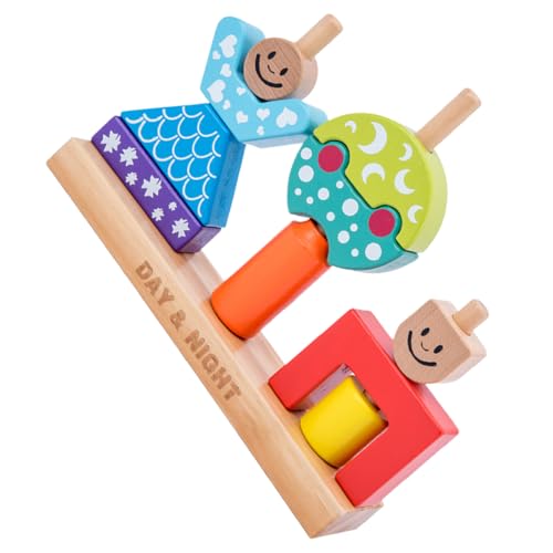 Vaguelly 1 Set Kreative Bausteine ​​Kinderspielzeug Kinderspielzeug Hand Auge Koordination Trainingsspielzeug Bausteinspielzeug Spleißen Bausteinspielzeug Buche von Vaguelly