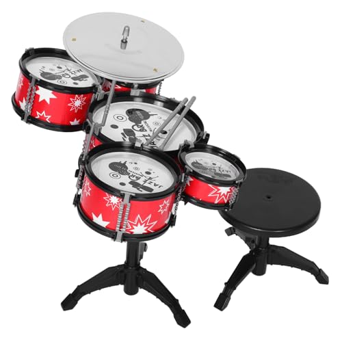 Vaguelly 1 Set Mini Schlagzeug Für Kleinkinder Realistisches Musikinstrument Percussion Kleines Schlagzeug Für Die Musikentwicklung Kleinkind Musikinstrument von Vaguelly