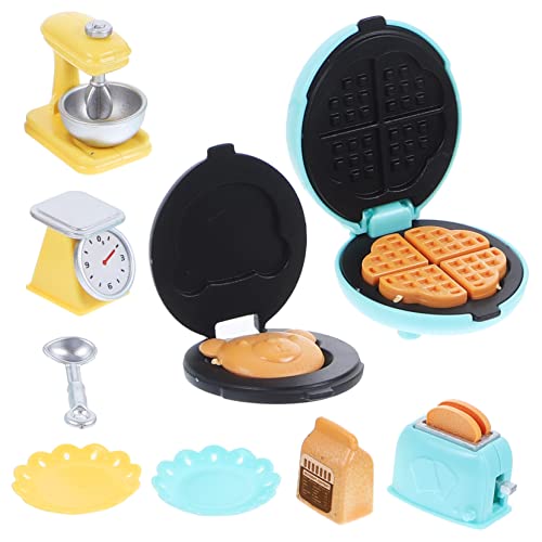 Vaguelly 1 Set Miniatur Puppenhaus Küchengeräte Toaster Und Mixer Zubehör Für Puppenhaus Mini Modell Im Maßstab Für Kreative Rollenspiele von Vaguelly