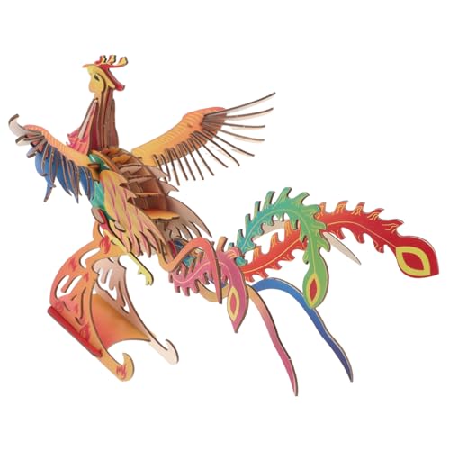 Vaguelly 1 Set Phoenix Dreidimensionales Puzzle Kaninchenstempel Kinderstempel Stempelspielzeug Aufkleber Für Kinderpuzzle Kinderbriefkasten Obstspielzeug Link Cartoon Füllung Holz von Vaguelly