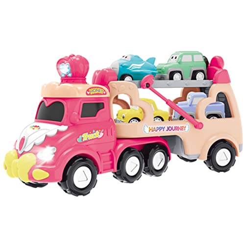 Vaguelly 1 Set Pinkes Inertiales Fahrzeugspielzeug Modell Lastwagen Rückziehspielzeug Für Interessantes Lastwagen Für Den Spielzeugladen von Vaguelly