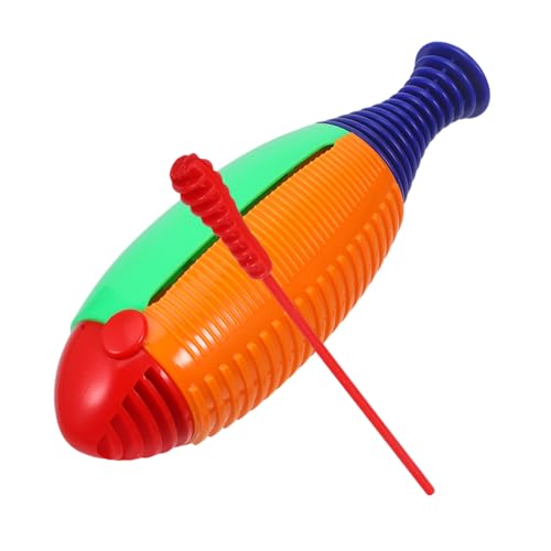 Vaguelly 1 Set Rasierspielzeug Kleinkind Instrument Spielzeug Kleinkind Musikspielzeug Percussion Musikspielzeug Guiro Kinderspielzeug Percussion Guiro Tamburin Maracas von Vaguelly