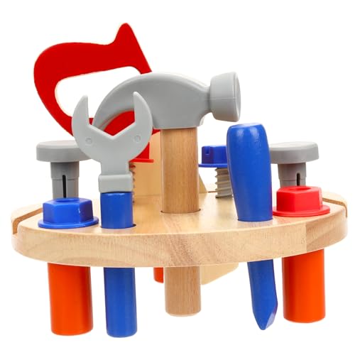 Vaguelly 1 Set Simulation Demontage Werkbank Mit Werkzeugen Für Kleinkinder Reparaturset Reparaturwerkzeuge Werkzeugbank Lernset Simulation Reparaturwerkzeuge Holz von Vaguelly