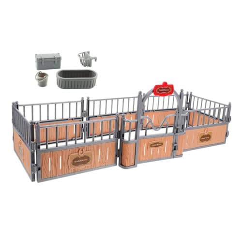 Vaguelly 1 Set Simulierte Ranch Dekoration Mini Spielzeug Tierspielzeug Für Kleinkinder Tier Laufstall Pavillon Miniatur Puppenhaus Zubehör Spielzeug Für Kleinkinder Realistischer von Vaguelly