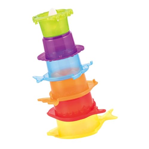 Vaguelly 1 Set Stapelbecher Für Cartoon Badespielzeug Für Die Badewanne Transparente Sandstapelbecher Lustige Stapelbecher Für Babys Und Kleinkinder Ideal Für Wasserspiele Und von Vaguelly