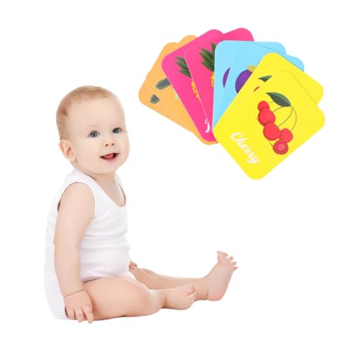 Vaguelly Lernspielzeug 1168-1 Memorykarten Baby-Memory-Spiel für Jungen und Mädchen Erkennungskarten Spaß Beim Lernen von Vaguelly