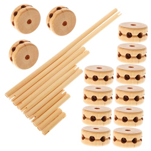 Vaguelly 1 Set Vielzahl Gebäude Gebäude Pädagogisches 3D Gebäude Pädagogisches Für Pädagogisches Für Kleinkinder Stem Puzzles Holz von Vaguelly