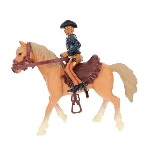 Vaguelly 1 Set Western Cowboy Modell Modell Schreibtisch Zubehör Figur Dekoration Haushalts Ornament Das Tier Wohnaccessoires Lebendige Pferdedekoration Schreibtisch Pferdedekoration von Vaguelly