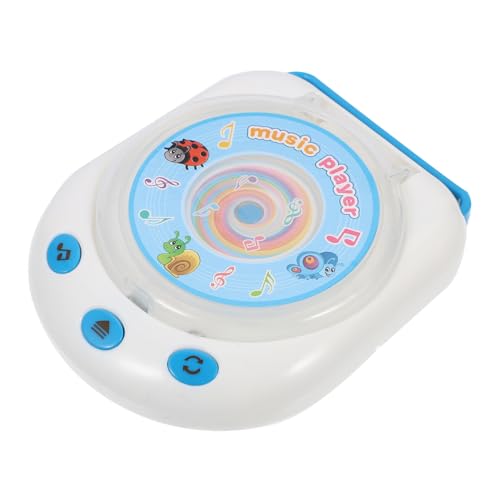 Vaguelly 1 Stück Emulation CD Player Kinderspielzeug Puppenhauszubehör Mini Waschmaschine Mini Tragbarer Musik Player Mini Haushaltsgerät Entzückender CD Player Kunststoff von Vaguelly