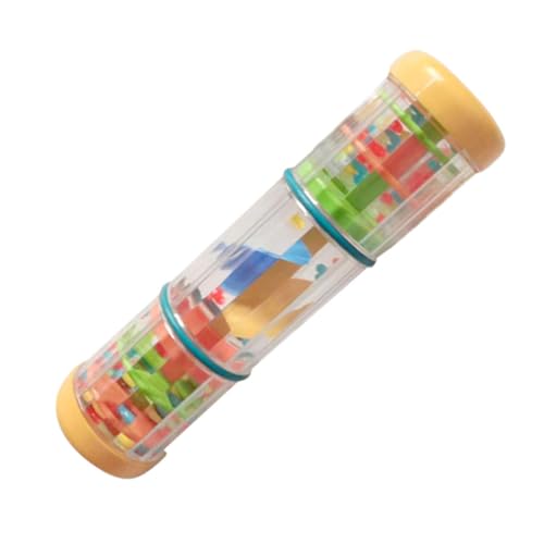 Vaguelly 1 Stück Regen Sound Zylinder Lehrmittel Lernspielzeug Rainbomaker Regenstab Sensorischer Timer Kinderspielzeug Mini Shaker Spielzeug Lernspielzeug Für Kleinkinder von Vaguelly