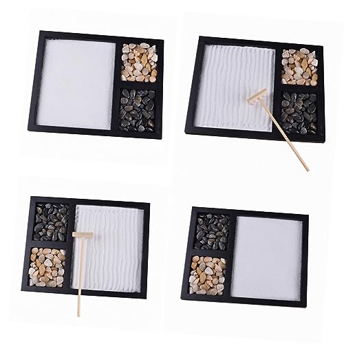 Vaguelly 1 Stück Zen Garten Sandtisch mit Rechen für Meditation Elegantes Sandspiel für Büro und Zuhause für Entspannung und Stressabbau Dekorativ und Vielseitig Einsetzbar Vaguelly 1 Stück Zen Garten Sandtisch mit Rechen für Meditation Elegantes Sandspiel für Büro und Zuhause für Entspannung und Stressabbau Dekorativ und Vielseitig Einsetzbar von Vaguelly
