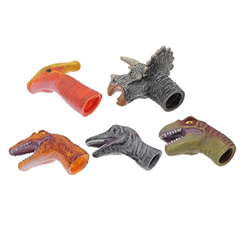 Vaguelly 10 STK Dinosaurier-Fingerpuppe Junge Babypuppe Mini-Tierspielzeug Mini-Finger Kinderspielzeug interaktives Spielzeug stofftiere für Kinder Fingerspielzeug Fingerpuppe Spielzeug Abs von Vaguelly