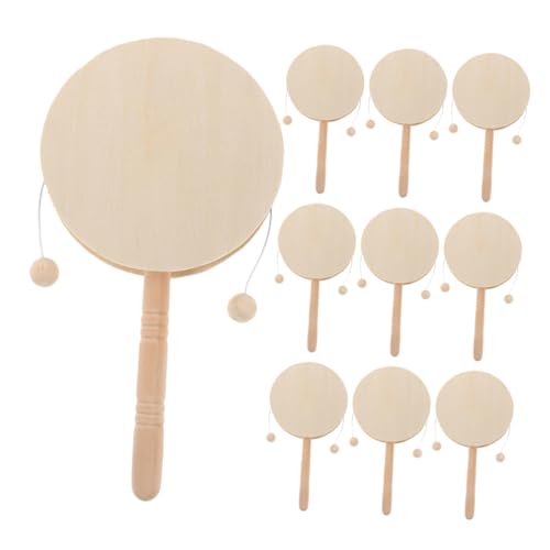 Vaguelly 10 Stück Affentrommel Für Kinder: Unbehandeltes Holzspielzeug, Holzrasseltrommel, DIY-malerei, Basteln, Schüttelspielzeug Aus Holz, Mini-schlaginstrument Für Kinder Vaguelly 10 Stück Affentrommel Für Kinder: Unbehandeltes Holzspielzeug, Holzrasseltrommel, DIY-malerei, Basteln, Schüttelspielzeug Aus Holz, Mini-schlaginstrument Für Kinder von Vaguelly