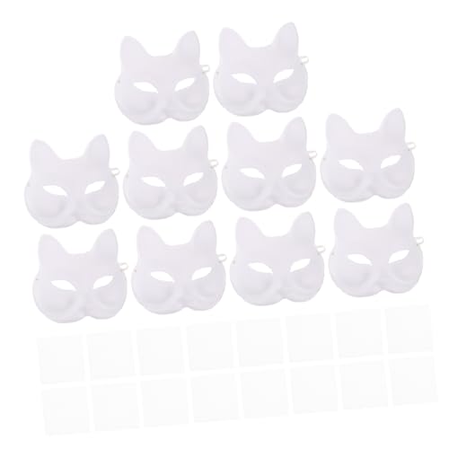Vaguelly 10 Stück Fuchs Gesichtsmasken Tier Anziehmasken Maskenball Gesichtsbedeckung Tiermasken Zum Dekorieren Von Tierkostümmasken DIY Kostümmasken Halloween Kostümmaske Bastel Vaguelly 10 Stück Fuchs Gesichtsmasken Tier Anziehmasken Maskenball Gesichtsbedeckung Tiermasken Zum Dekorieren Von Tierkostümmasken DIY Kostümmasken Halloween Kostümmaske Bastel von Vaguelly