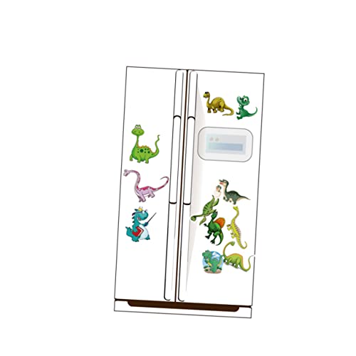 Vaguelly 100 Sätze Kühlschrankaufkleber Scrapbooking Sticker Scrapbook Stickers Dino Sticker Cartoon-Aufkleber für Kinder Aufkleber für Erwachsene Dinosaurier-Aufkleber dekorative Aufkleber von Vaguelly