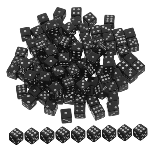 Vaguelly 100 Stück Mini Schwarze Würfel Kleine Gaming Dice mit Präzisen Punkten für Brettspiele Party Spiele Lernaktivitäten und Gesellschaftsspiele Zubehör Vaguelly 100 Stück Mini Schwarze Würfel Kleine Gaming Dice mit Präzisen Punkten für Brettspiele Party Spiele Lernaktivitäten und Gesellschaftsspiele Zubehör von Vaguelly