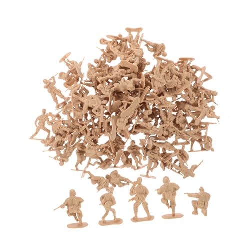 Vaguelly 100 Stück Soldatenmodell Soldatenspielzeug Mikro Landschaftsbau Dekore Spielzeug Soldatenfiguren Miniatur Soldatenfiguren Mini Menschenmodelle Sandtisch Dekore Minifiguren von Vaguelly