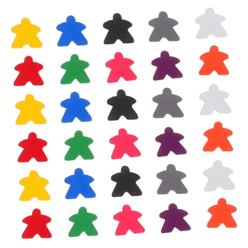 Vaguelly 100 Stück Spiel Aus Holz Für Das Klassenzimmer Meeples Spielmarken Zählen Sortieren Der Familie Fehlendes Zubehör Schachaktivitäten – Zum Ersetzen Mehrfarbige Vaguelly 100 Stück Spiel Aus Holz Für Das Klassenzimmer Meeples Spielmarken Zählen Sortieren Der Familie Fehlendes Zubehör Schachaktivitäten – Zum Ersetzen Mehrfarbige von Vaguelly