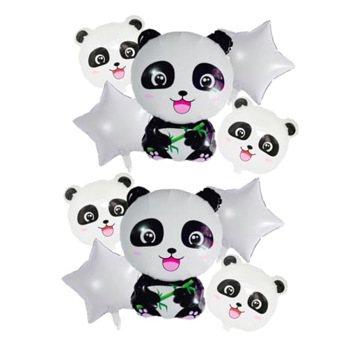 Vaguelly 10St Panda Aluminiumfolienballon Kinderspielzeug handgefertigte Glocken Dekoration liefern Junge Luftballons tierluftballone tier luftballons Cartoon-Ballon Festival-Folienballon von Vaguelly