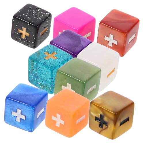 Vaguelly 10pcs Mathematical Dices Mathematikunterricht Würdel Mathematische Ziess von Vaguelly