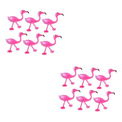 Vaguelly 12 STK aufblasbare Badespielzeug für Kleinkinder Duschbad Spielzeug Aufblasbare Möbel Spielzeuge Badespielzeug für Babys aufblasbarer Flamingo zu Hause schmücken von Vaguelly