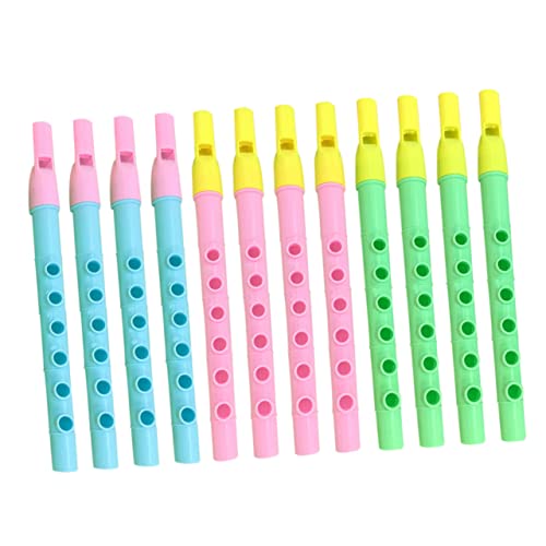 Vaguelly 12 Stück Bunte Mini Blockflöte für Teiliges Set mit Löchern Geeignet für Musikanfänger aus Langlebigem zum Üben der Handkoordination Zufällige Farbe Vaguelly 12 Stück Bunte Mini Blockflöte für Teiliges Set mit Löchern Geeignet für Musikanfänger aus Langlebigem zum Üben der Handkoordination Zufällige Farbe von Vaguelly