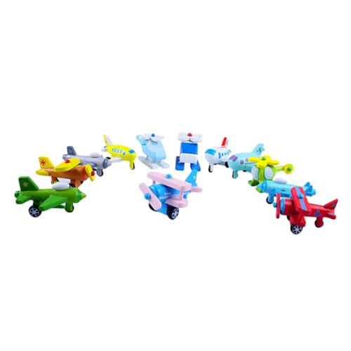 Vaguelly 12 Stück Buntes Mini Flugzeug Kidcraft Spielset Kinderspielzeug Flugzeug Bastelspielzeug Flugzeug Kinderflugzeug Spielzeug Lernspielzeug Spielsets Spielzeug Für Kinder von Vaguelly