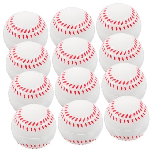 Vaguelly Ball Für Kinder 12 Stück Kinder Basebälle Aus Festem Schaumstoff Weiche Softbälle Zum Üben Training Softbälle Sport Stressbälle Softball Trainingsbälle Hüpfbälle Baseball Spielzeug Mini von Vaguelly