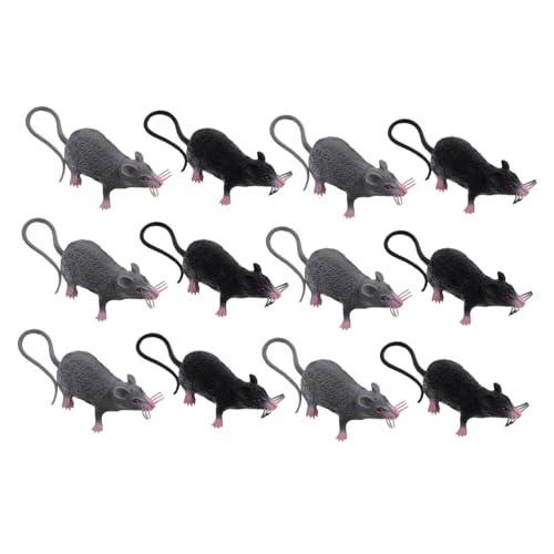 Vaguelly 12 Stück Simulations-mausmodell Gruselige Gefälschte Mäuse Lebensecht Realistischer Mausstreich Streichspielzeug Für Ratten Realistische Maus Winzige Maus Falsche Ratten PVC Vaguelly 12 Stück Simulations-mausmodell Gruselige Gefälschte Mäuse Lebensecht Realistischer Mausstreich Streichspielzeug Für Ratten Realistische Maus Winzige Maus Falsche Ratten PVC von Vaguelly