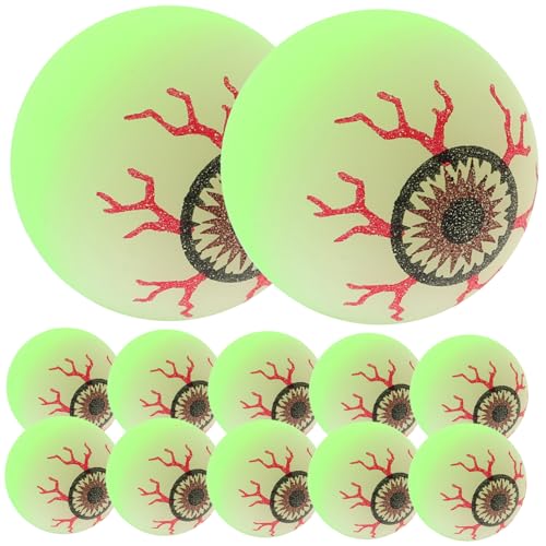 Vaguelly 12 Stück Weihnachts Glow in The Dark Bälle Leuchtende Springbälle für Weihnachtsdeko als Mitgebsel oder Partyspielzeug Vaguelly 12 Stück Weihnachts Glow in The Dark Bälle Leuchtende Springbälle für Weihnachtsdeko als Mitgebsel oder Partyspielzeug von Vaguelly