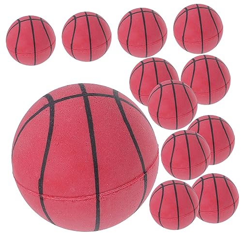 Vaguelly 12St Mini-Basketball für kinderspielzeug outdoorspielzeug geschmolzener Basketball Kleiner Basketball Lernspielzeug für das Gehirn -Basketball Plastik Orange von Vaguelly