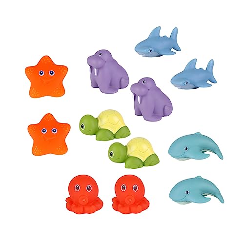 Vaguelly 12St Spielzeug Toys jucarii pentru copii Children Toys Animal Toys swimmingpool aufblasbar schwimmärmchen Inflatable Swimming Pool aufblasbare swimmingpool badekugeln Plastik von Vaguelly