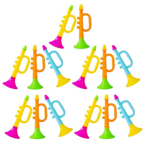 Vaguelly 14 Stück Teiliges Kunststoff Horn Lärmmacher Bunte Fußball Fanfare Jubel Trompeten für Sportveranstaltungen Party Zubehör Vaguelly 14 Stück Teiliges Kunststoff Horn Lärmmacher Bunte Fußball Fanfare Jubel Trompeten für Sportveranstaltungen Party Zubehör von Vaguelly