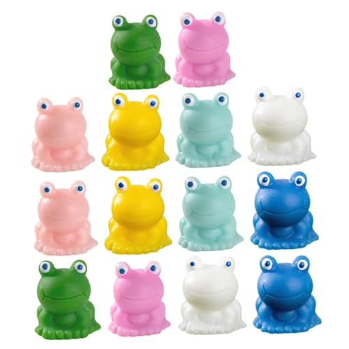 Vaguelly 14 Stück Teiliges Mini Frosch Figuren aus Langlebigem Harz Niedliche Miniatur froschstatuen für Mikro landschaftsdekoration Kompakt Robust für Puppenhaus Garten und DIY Ornamente Vaguelly 14 Stück Teiliges Mini Frosch Figuren aus Langlebigem Harz Niedliche Miniatur froschstatuen für Mikro landschaftsdekoration Kompakt Robust für Puppenhaus Garten und DIY Ornamente von Vaguelly