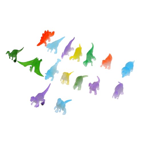 Vaguelly 144 STK Leuchtender Dinosaurier Spielzeug für Kinder kinderspielzeug Creative Toys Mini-Tierfiguren Moosdekor realistische Dino-Figur aus Kunststoff Plastikdinosaurier für Kinder von Vaguelly