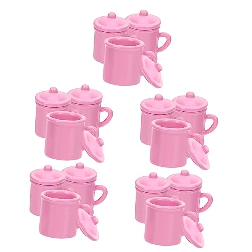 Vaguelly 15 Stück Mini Retro Mundbecher Mini Tassen Mini Puppenzubehör Miniaturen Mini Kaffeetassen Winzige Tassen Miniatur Wasserbecher Miniatur Puppenhaus Miniatur Teetassen von Vaguelly