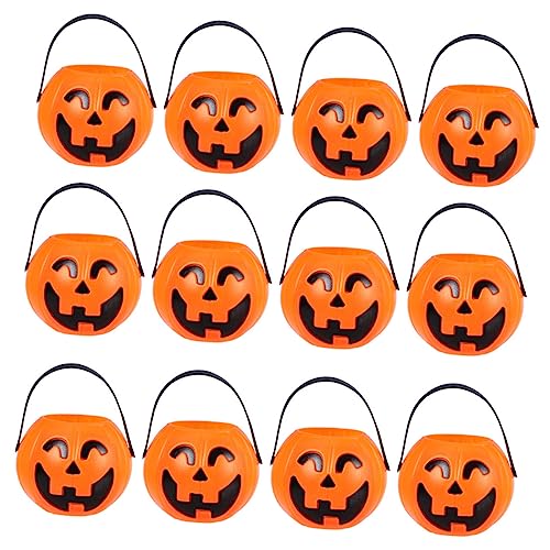 Vaguelly 15 Stück Teiliges Halloween Kürbis Eimer Kleine Tragbare Süßigkeiten Behälter mit Zufälligem Gruselgesicht Deko für Halloween Karneval Partys und Festlichkeiten Vaguelly 15 Stück Teiliges Halloween Kürbis Eimer Kleine Tragbare Süßigkeiten Behälter mit Zufälligem Gruselgesicht Deko für Halloween Karneval Partys und Festlichkeiten von Vaguelly