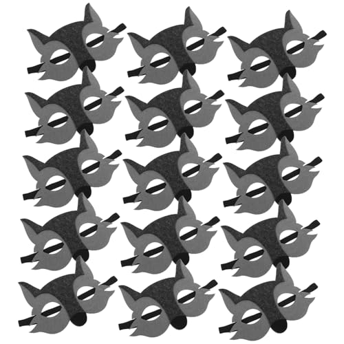 Vaguelly 15 Stück Teiliges Tiermasken Halbes Gesicht Tiermotiv Maske Verstellbar Elastisch Wiederverwendbar Für Dschungel-mottoparty Halloween Rollenspiel Kindergarten Vaguelly 15 Stück Teiliges Tiermasken Halbes Gesicht Tiermotiv Maske Verstellbar Elastisch Wiederverwendbar Für Dschungel-mottoparty Halloween Rollenspiel Kindergarten von Vaguelly