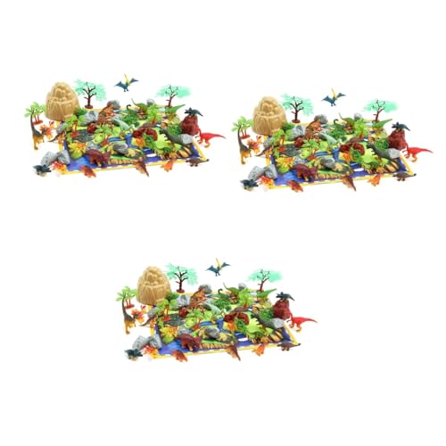 Vaguelly 150 STK Kinder Dinosaurier Spielzeug Wilde Tierfiguren Dinosaurier-Tortenaufleger Dinosaurier-Gastgeschenke Dinosaurier-Miniaturen Dinosaurier-Skulpturen von Vaguelly